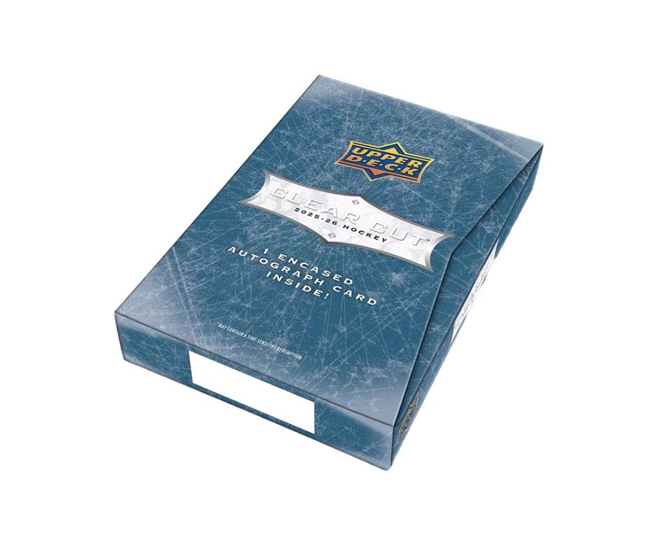 2025-26_upper_deck_clear_cut_hockey_hobby_box.